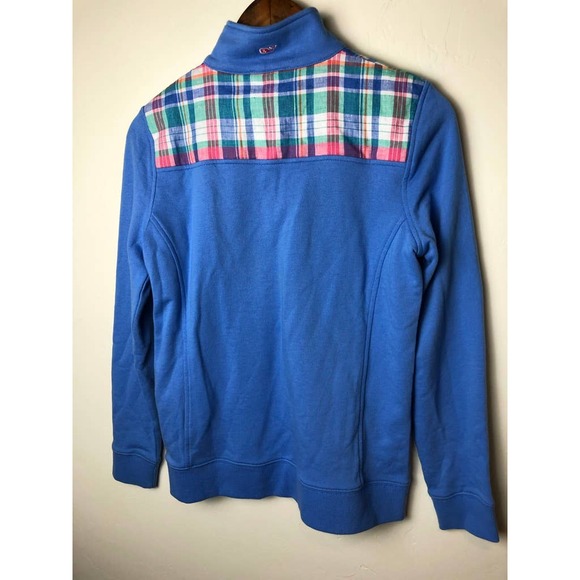 Vineyard Vines 3/4 zip up size XS plaid - Picture 4 of 4
